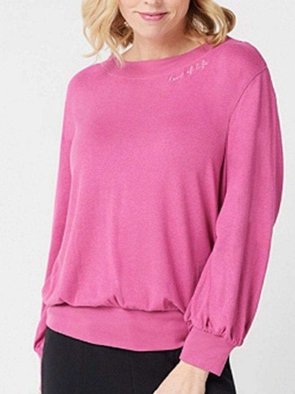 Peace Love World Balloon Slv Comfy Top